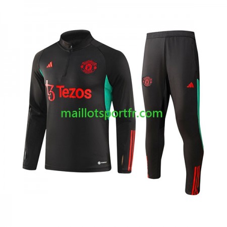 Manchester United Ensemble Sweat d'entrainement Noir 2023/24